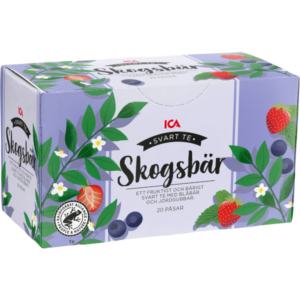 ICA Svart Te Skogsbär