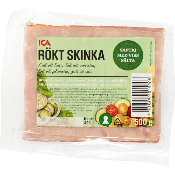 ICA Rökt Skinka Bit