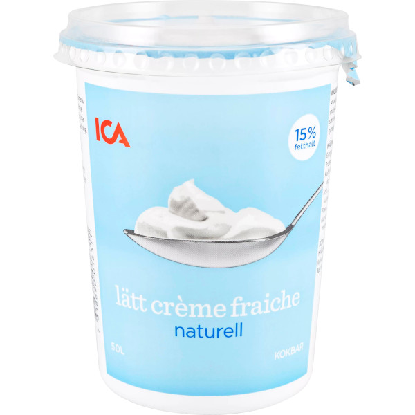 ICA Crème Fraiche Lätt Naturell