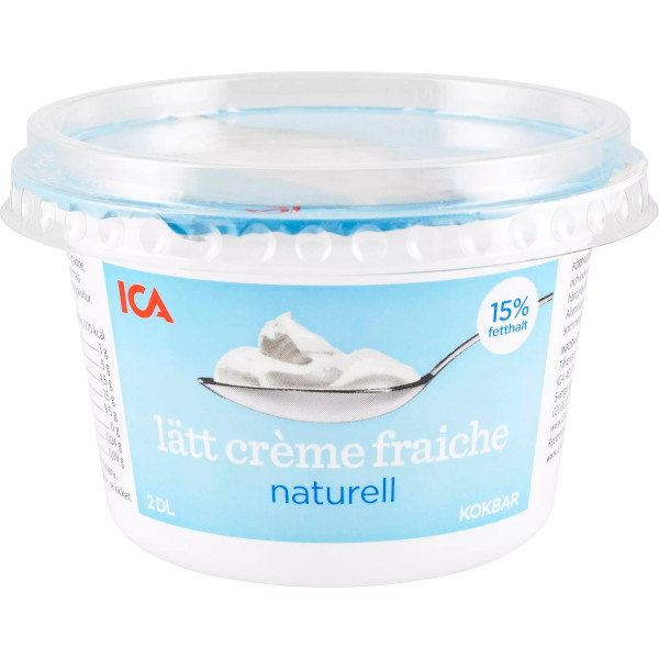ICA Crème Fraiche Lätt Naturell