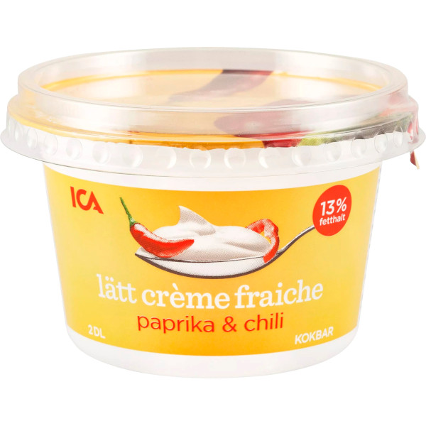 ICA Crème Fraiche Lätt Paprika & Chili