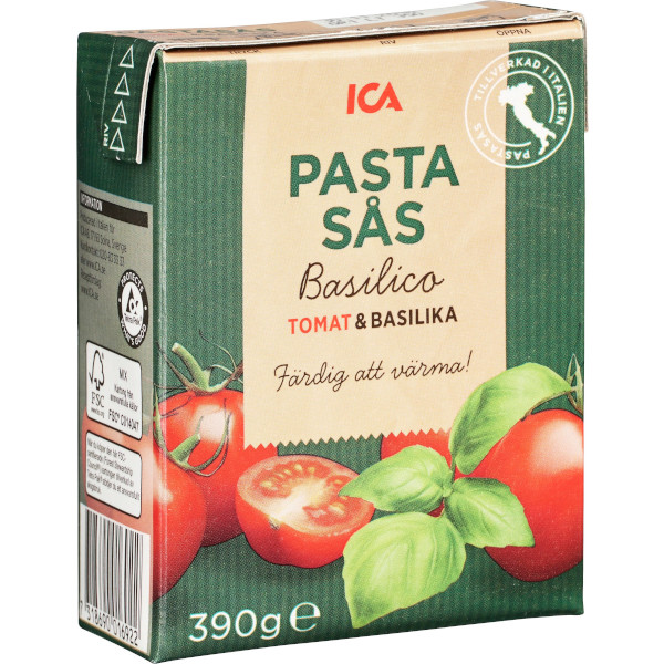 ICA Pastasås Basilico Tomat & Basilika
