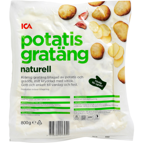 ICA Potatisgratäng Naturell