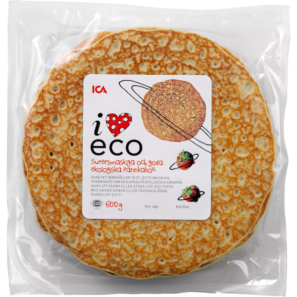 ICA I Love Eco Pannkakor Ekologiska