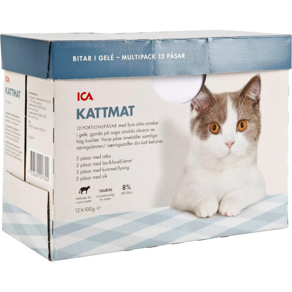 ICA Kattmat Bitar I Gelé Mixpack