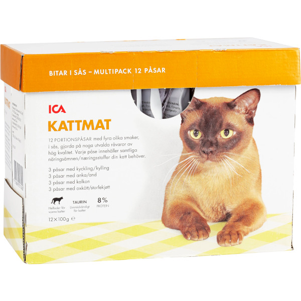ICA Kattmat Bitar I Sås Mixpack
