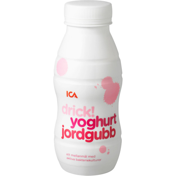 ICA Drickyoghurt Jordgubb