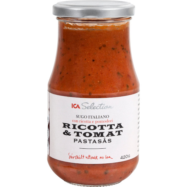 ICA Selection Pastasås Ricotta & Tomat