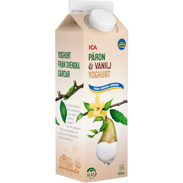 ICA Yoghurt Päron & Vanilj