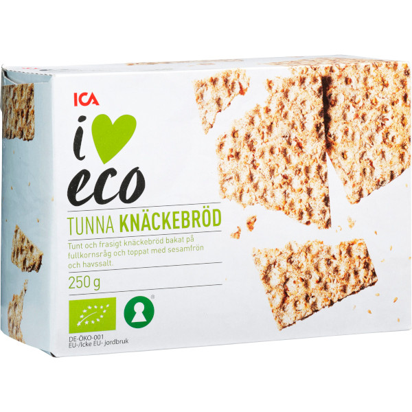 ICA I Love Eco Tunna Knäckebröd