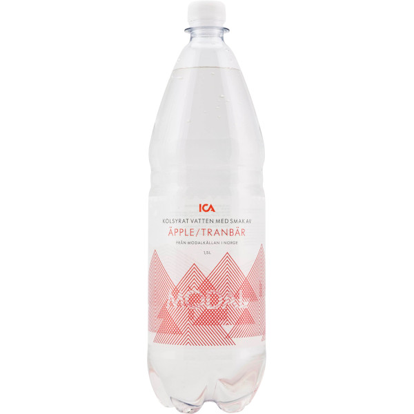 ICA Vatten Kolsyrat Äpple/Tranbär