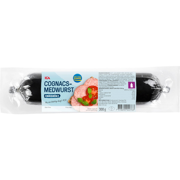 ICA Cognacsmedwurst Enrisrökt