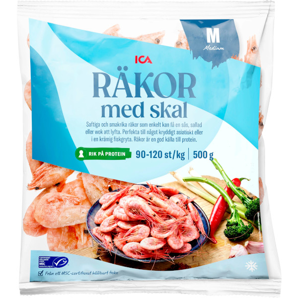 ICA Räkor Med Skal Medium