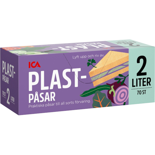 ICA Plastpåsar 2L