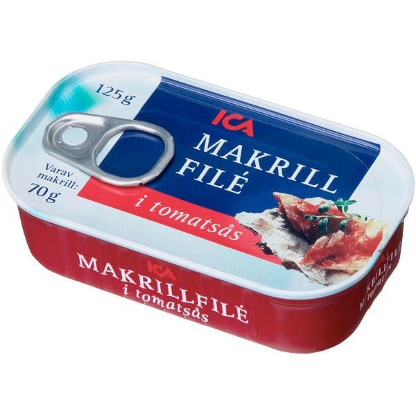 ICA Makrillfilé Tomatsås