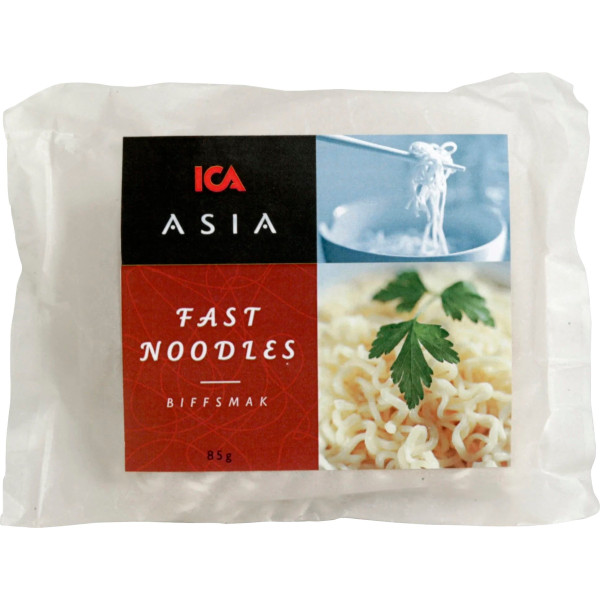 ICA Asia Snabbnudlar Biffsmak