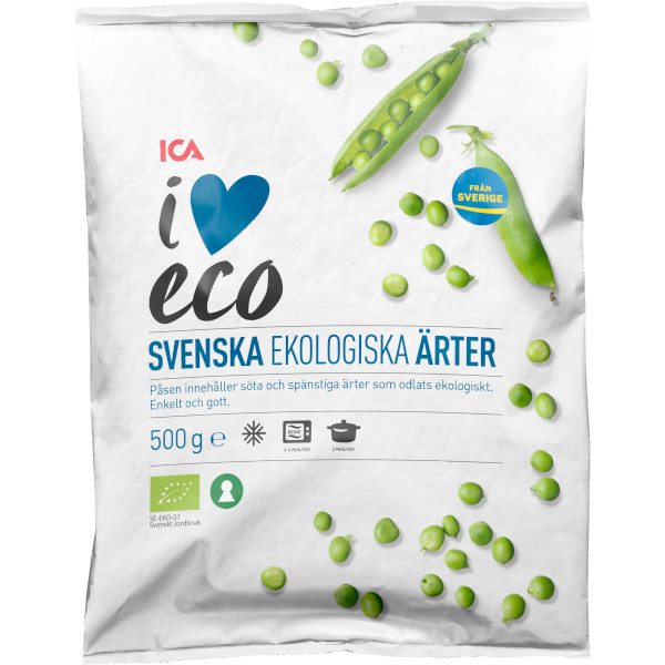 ICA I Love Eco Ärter Ekologiska