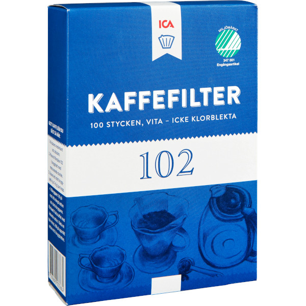 ICA Kaffefilter 102 Vita