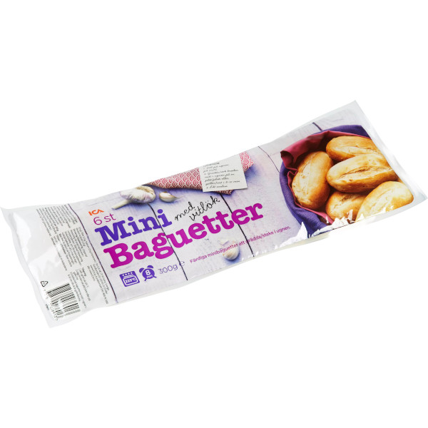ICA Minibaguetter Vitlök