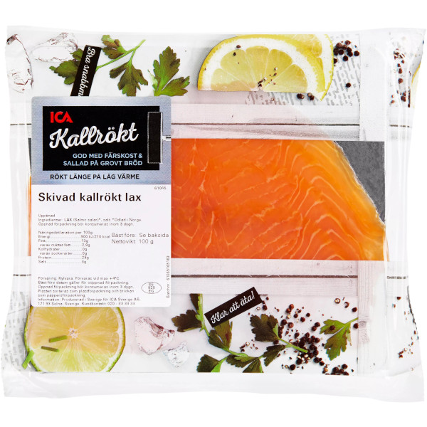 ICA Lax Kallrökt Skivad