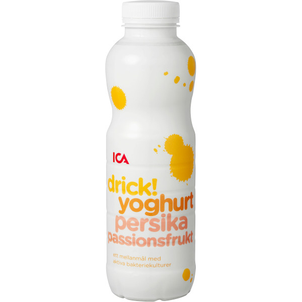 ICA Drickyoghurt Persika/Passionsfrukt