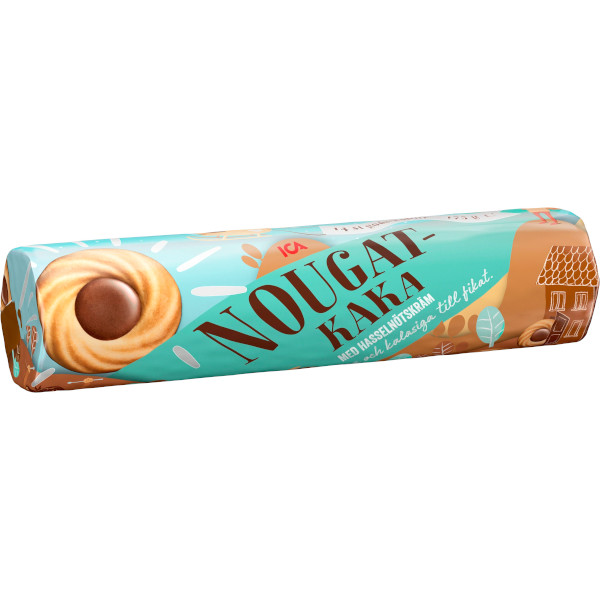 ICA Nougatkakor Hasselnötskräm