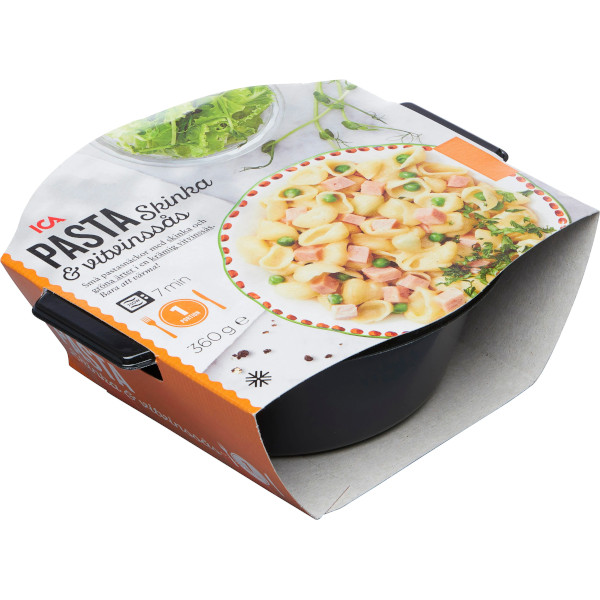 ICA Pasta Skinka & Vitvinssås