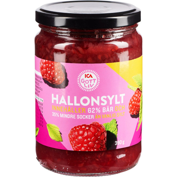 ICA Gott Liv Hallonsylt