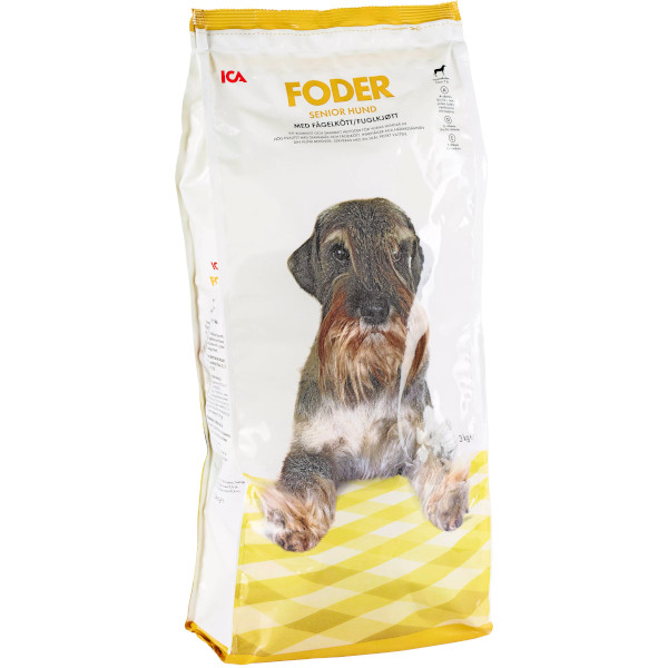 ICA Torrfoder Senior Hund Fågelkött