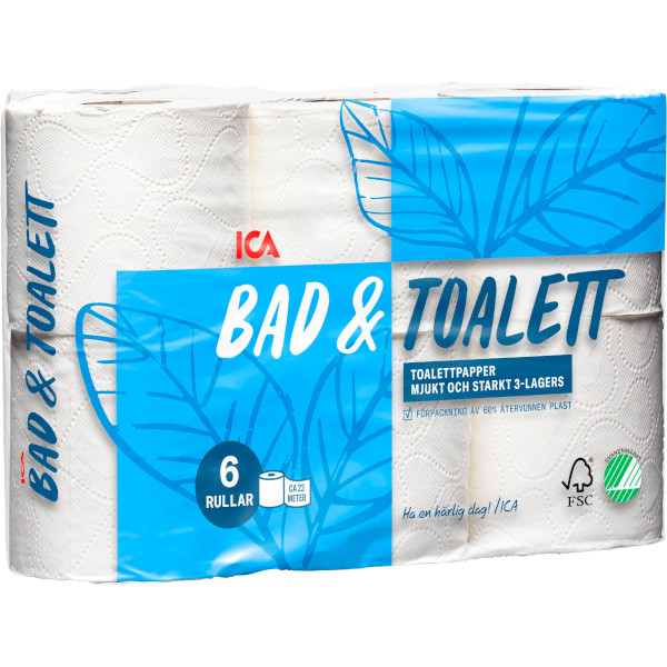 ICA Toalettpapper Bad & Toalett