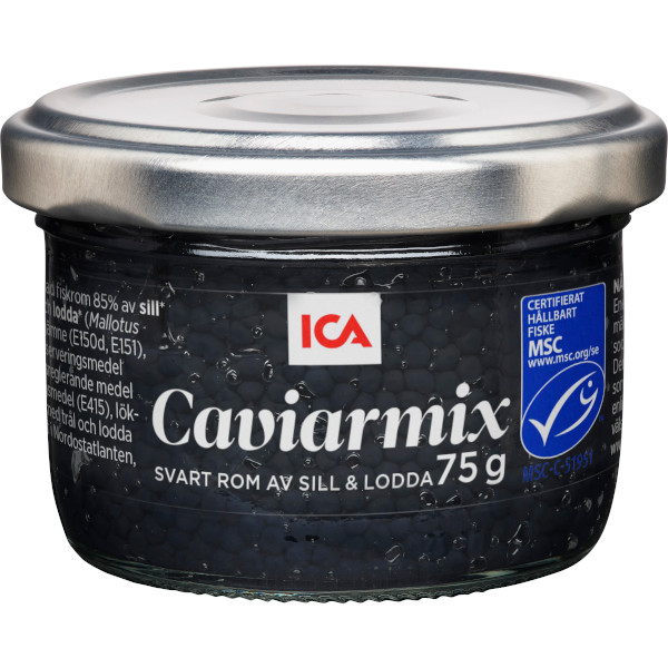 ICA Caviarmix Svart
