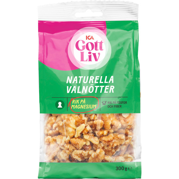 ICA Gott Liv Valnötter Naturella