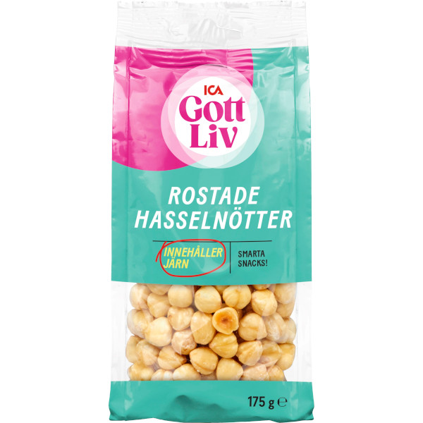 ICA Gott Liv Hasselnötter Rostade