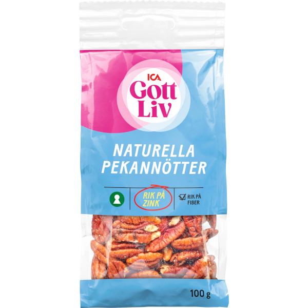 ICA Gott Liv Pekannötter Naturella
