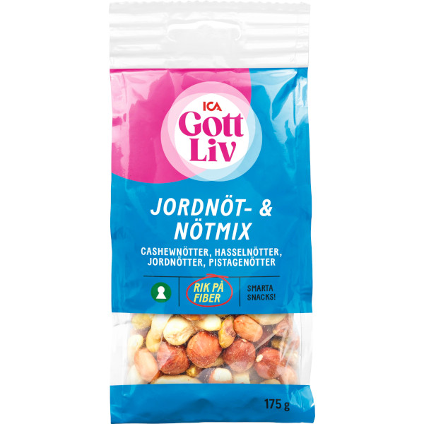 ICA Gott Liv Jordnöt & Nötmix