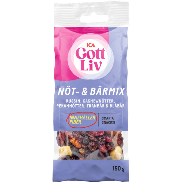 ICA Gott Liv Nöt & Bärmix