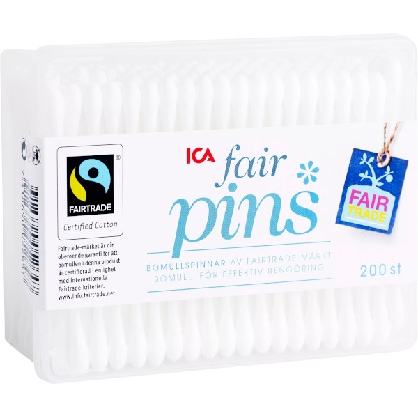 ICA Bomullspinnar Fair Pins