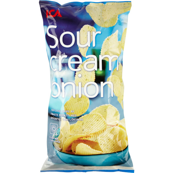 ICA Chips Sourcream & Onion