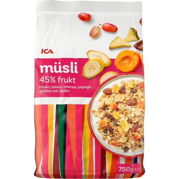 ICA Müsli Frukt