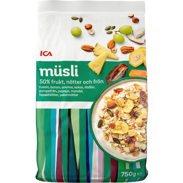 ICA Müsli Frukt/Nötter/Frön