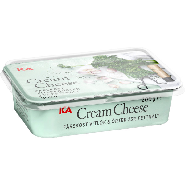ICA Cream Cheese Vitlök & Örter