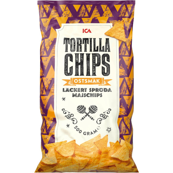 ICA Tortillachips Ostsmak