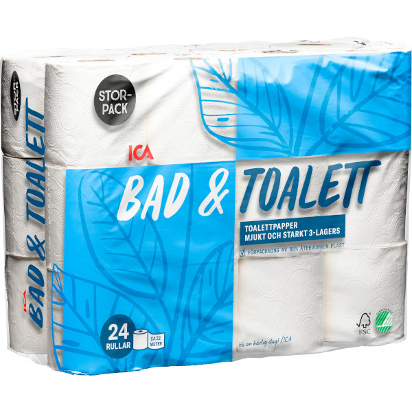 ICA Toalettpapper Bad & Toalett