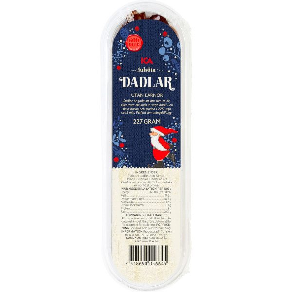 ICA Dadlar Kärnfria