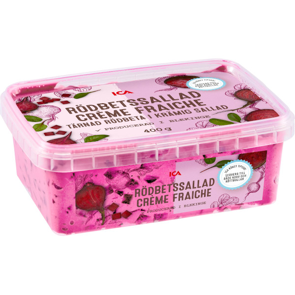 ICA Rödbetssallad Crème Fraiche