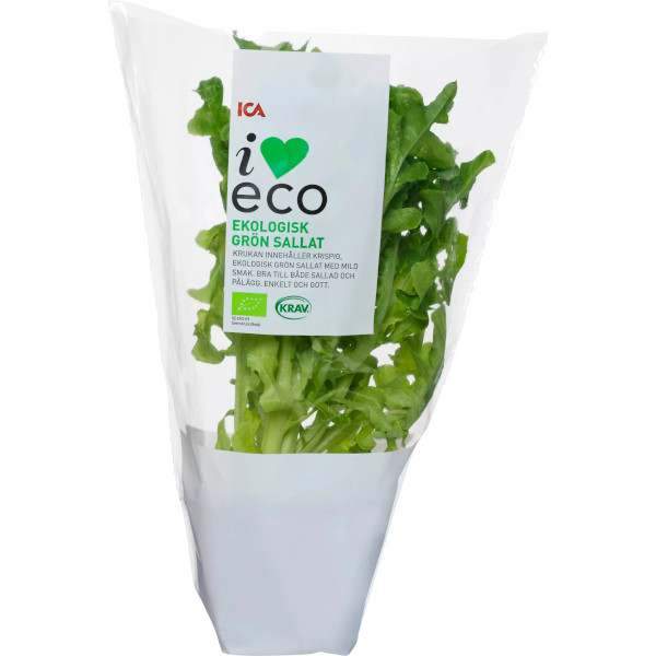 ICA I Love Eco Grön Sallat Ekologisk