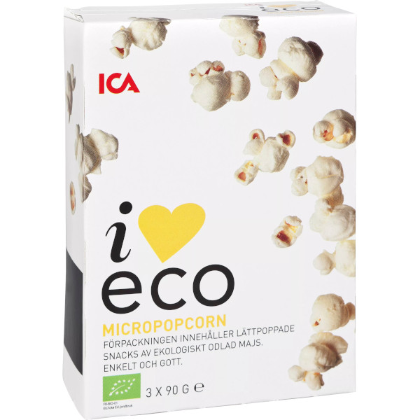 ICA I Love Eco Micropopcorn
