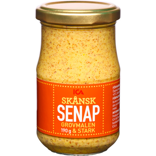 ICA Senap Skånsk Grovmalen & Stark