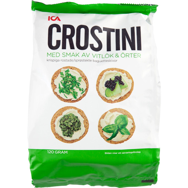 ICA Crostini Vitlök & Örter
