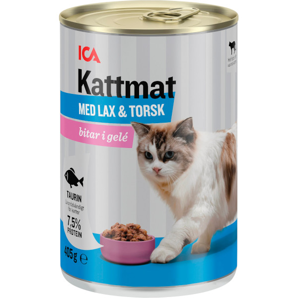 ICA Kattmat Bitar I Gelé Lax & Torsk